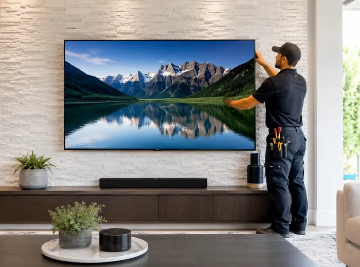 Professional TV mounting