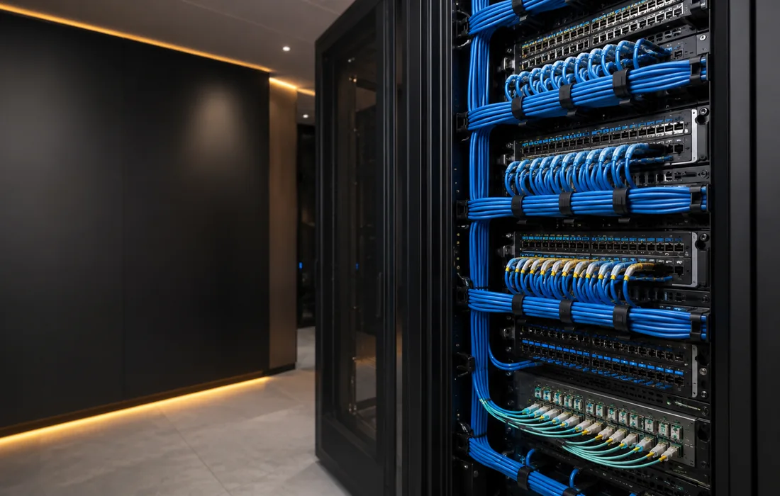 Network room after illustration