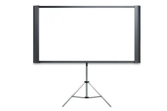 Projector screen mounting and setup