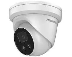 Turret security camera for flexible indoor/outdoor coverage