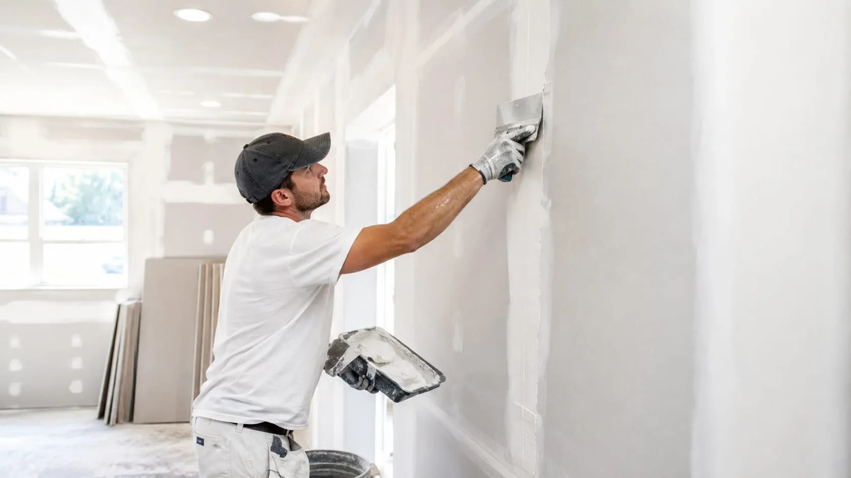 Drywall repair near me - same day patching and finishing