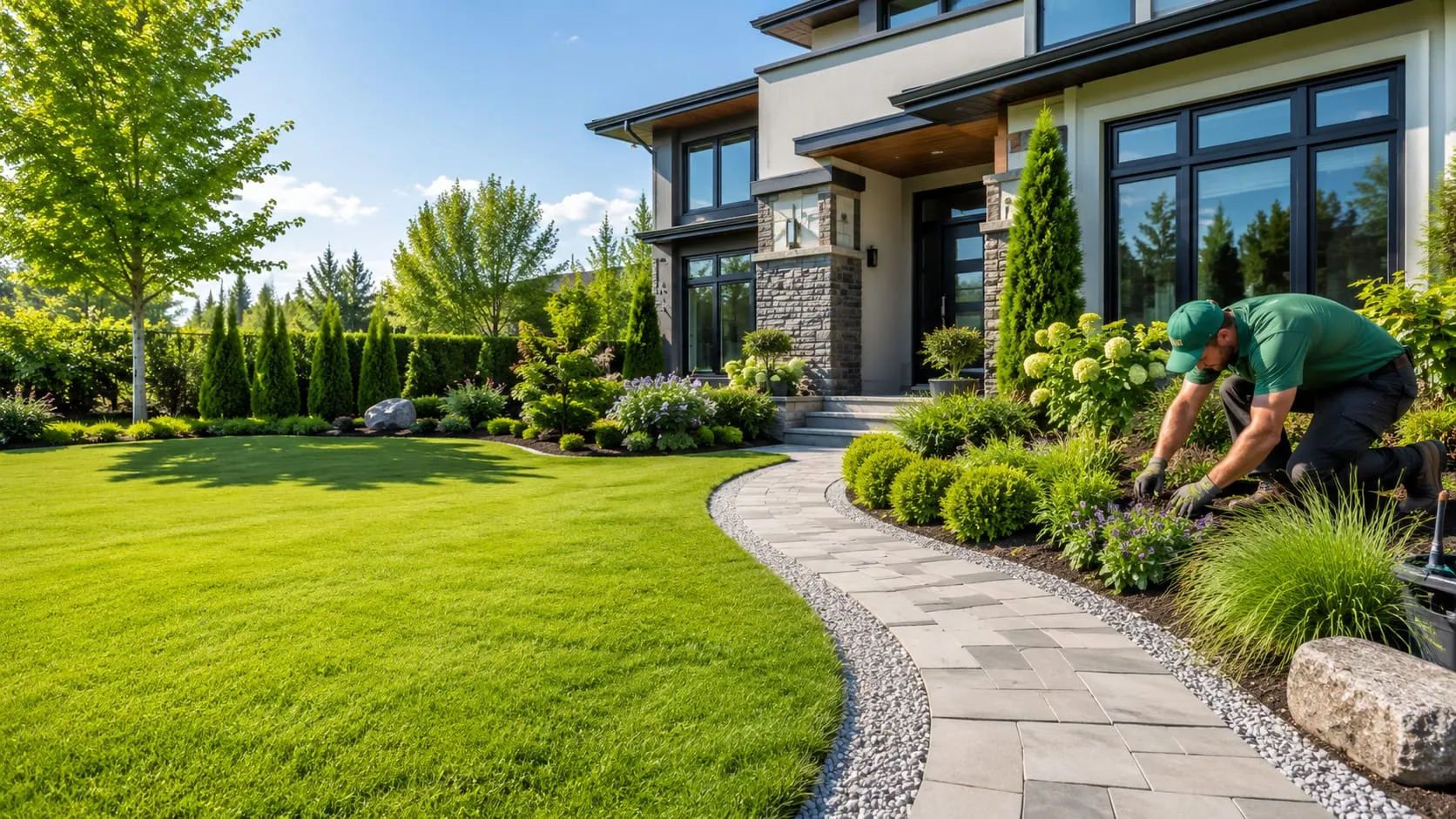 Landscaping services near me - lawn care and outdoor design
