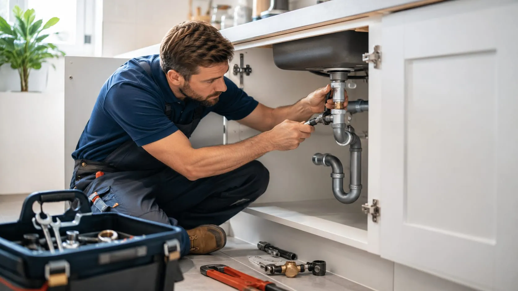 Plumbing services near me - emergency leak repair and drain cleaning