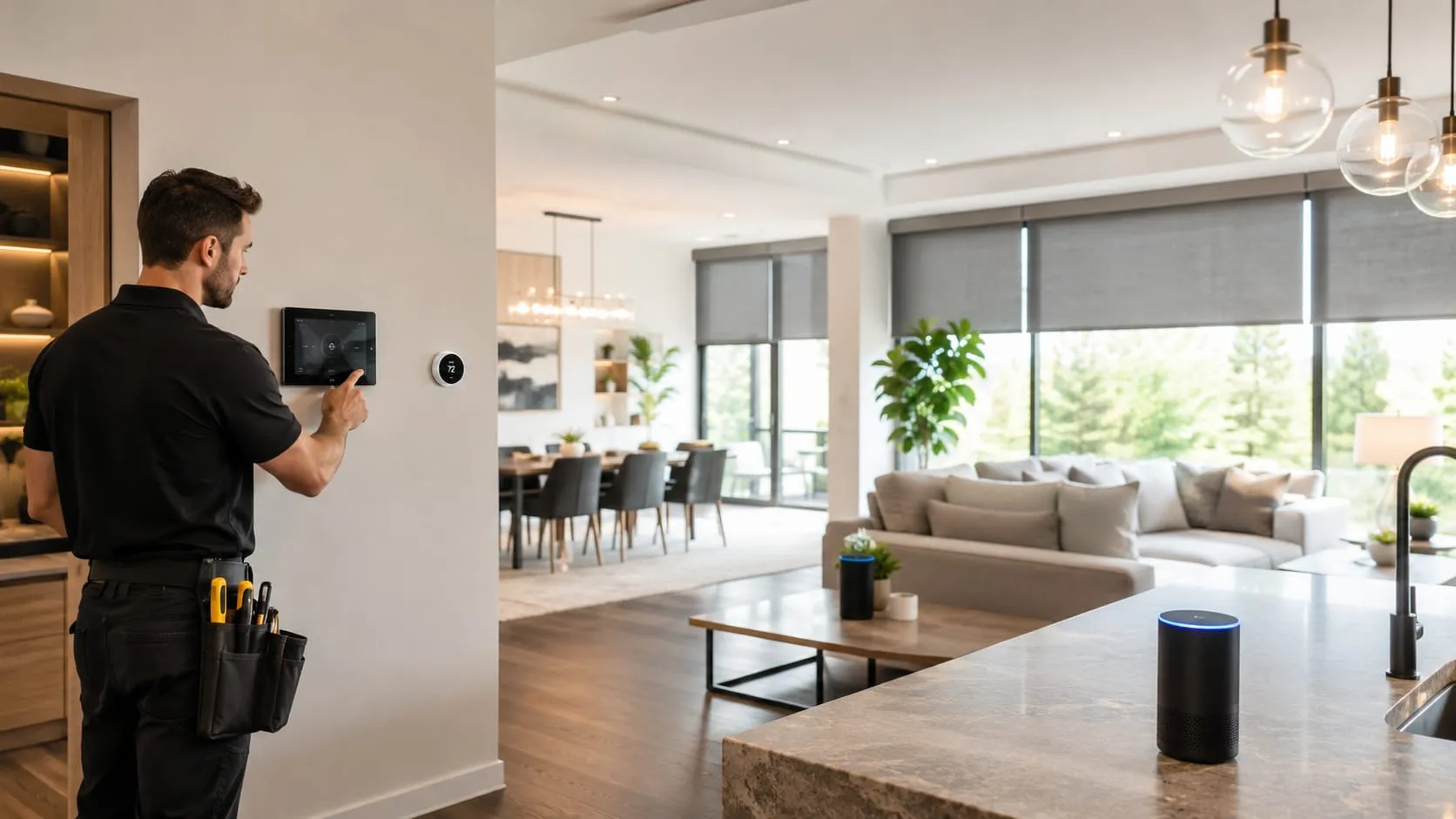 Smart home installation near me - automation and connected devices
